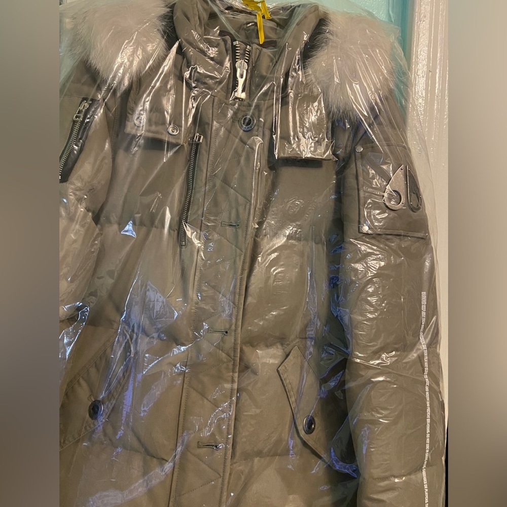 Moose Knuckles ORIGINAL 3Q NeoShear Shearling Down Bomber Jacket W/ FUR Hood